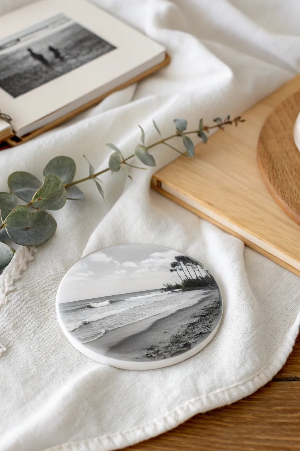 Preserve your cherished memories with stylish resin photo coasters.