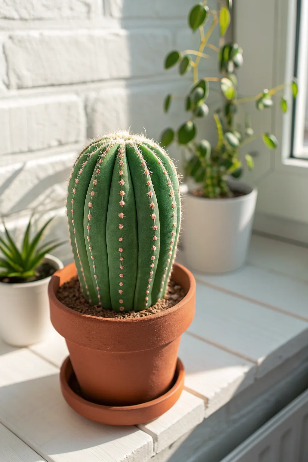 Add a touch of whimsy to your space with this charming cactus squishy—no watering required!