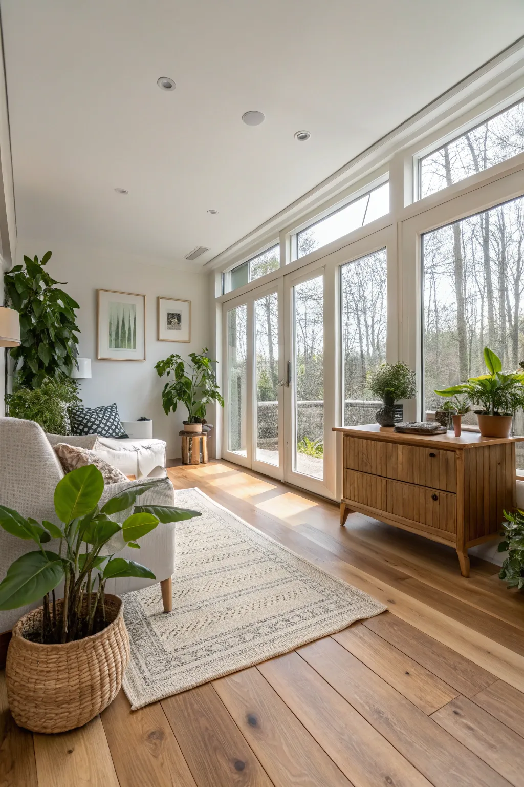 Eco-friendly materials create a healthy and sustainable living space.
