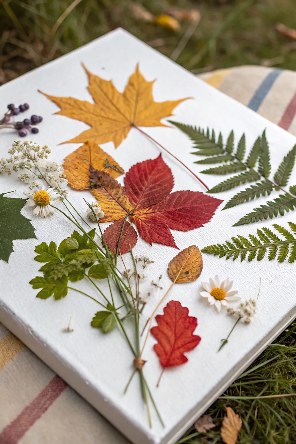 Embrace nature's palette with this charming DIY collage – a sensory delight for little hands and a visual treat for your home.