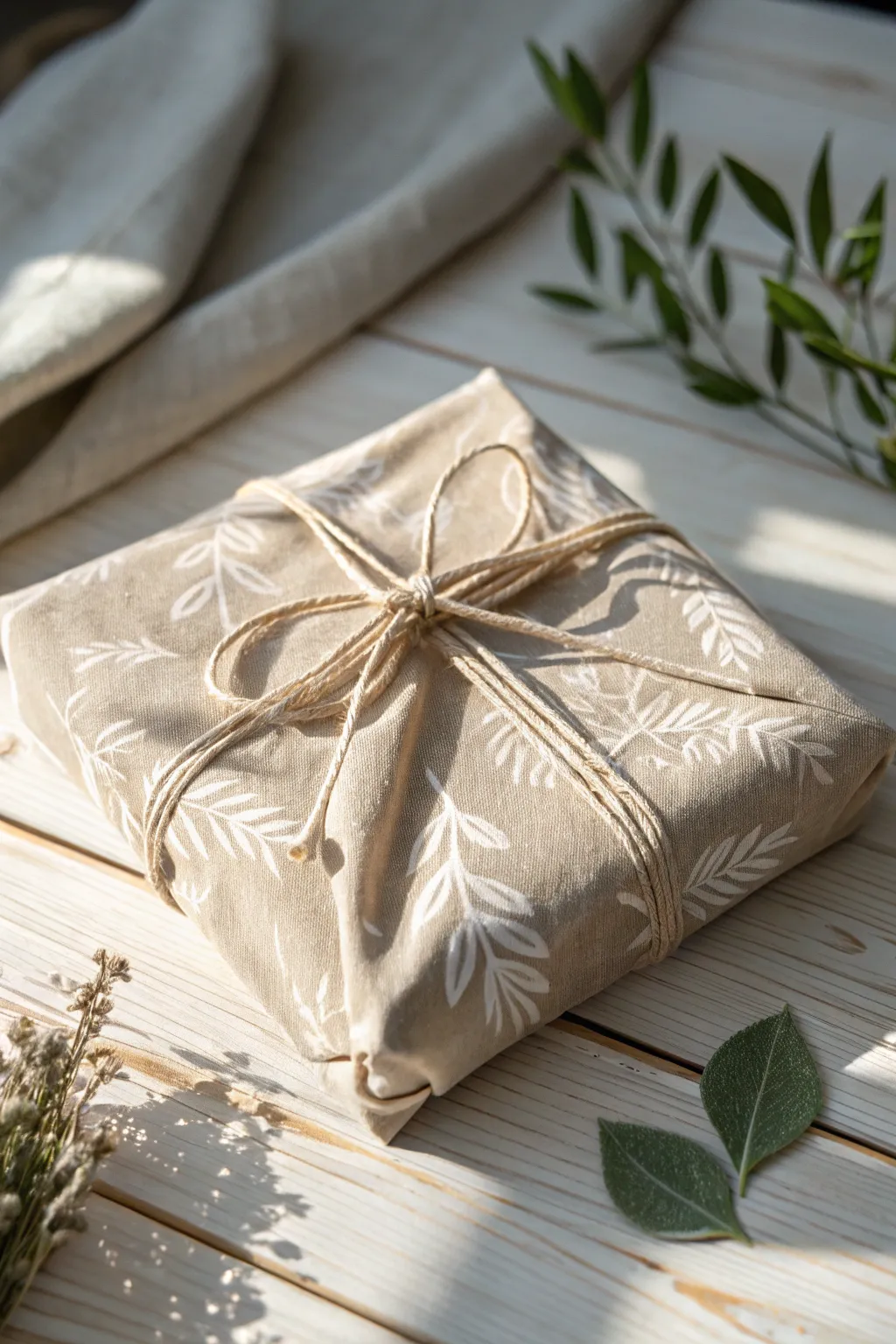 Embrace the art of eco-friendly gift wrapping with a touch of minimalist elegance.