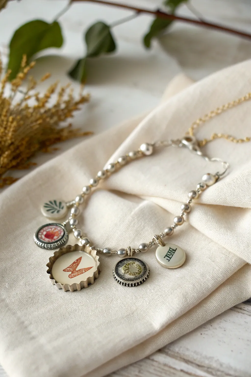 Transform everyday bottle caps into stunning charm bracelets that tell their own unique story.