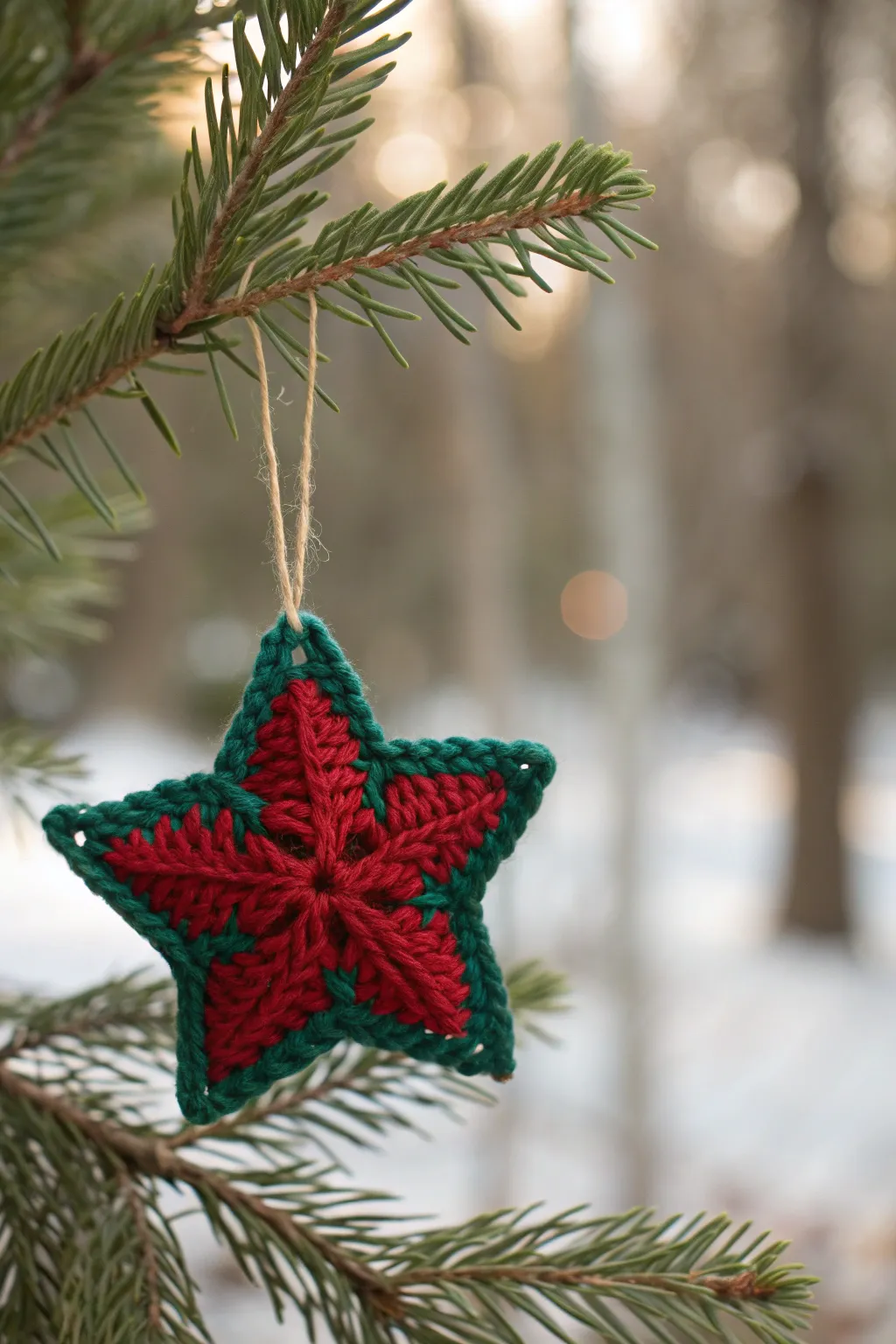 Add a handmade sparkle to your holiday decor with festive knitted ornaments!