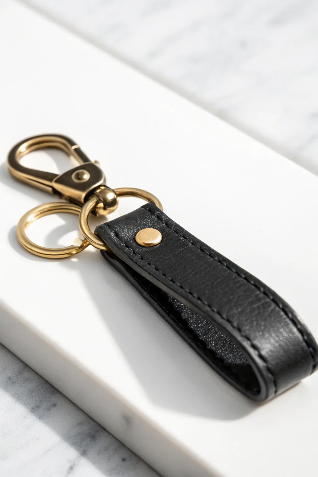 Elevate your essentials with timeless elegance: a monochrome masterpiece in leather.