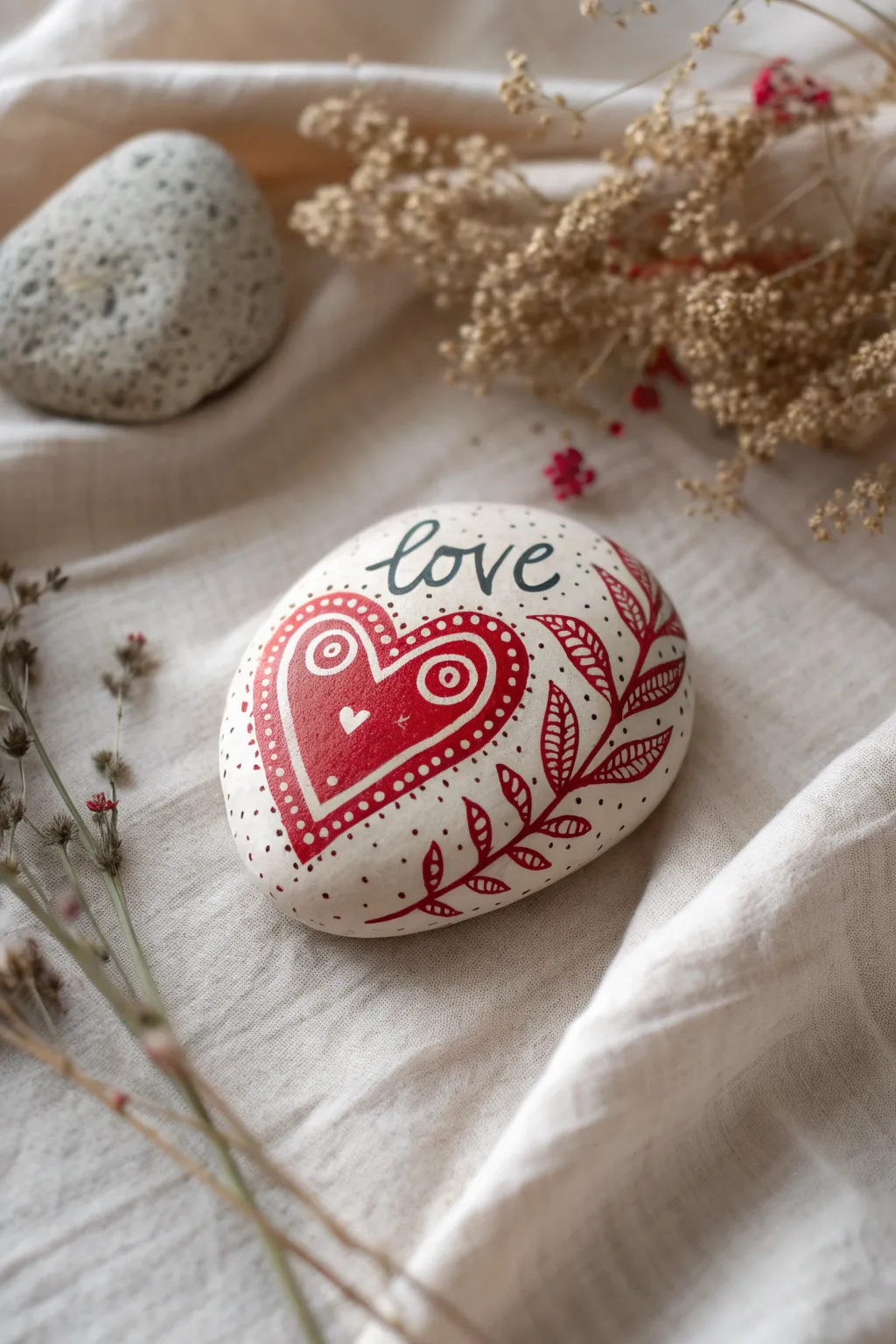 Spread love and positivity with beautifully painted love rocks. A simple, heartfelt gesture to brighten someone's day.