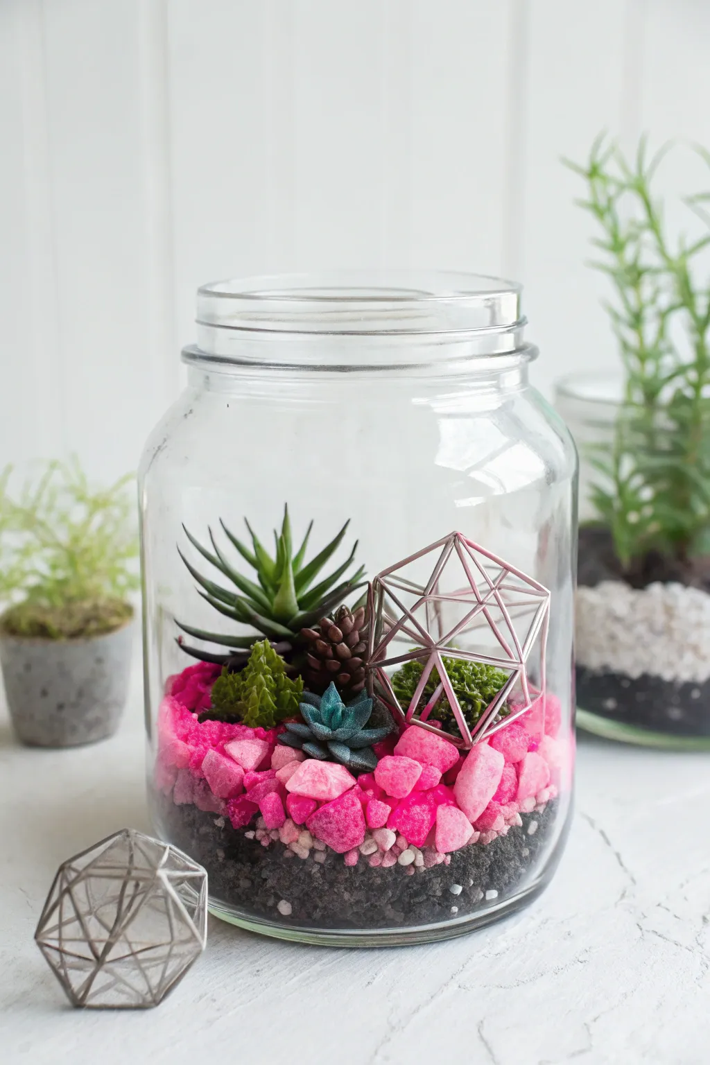 Embrace the future with a Neon Terrarium: where minimalist design meets vibrant innovation.