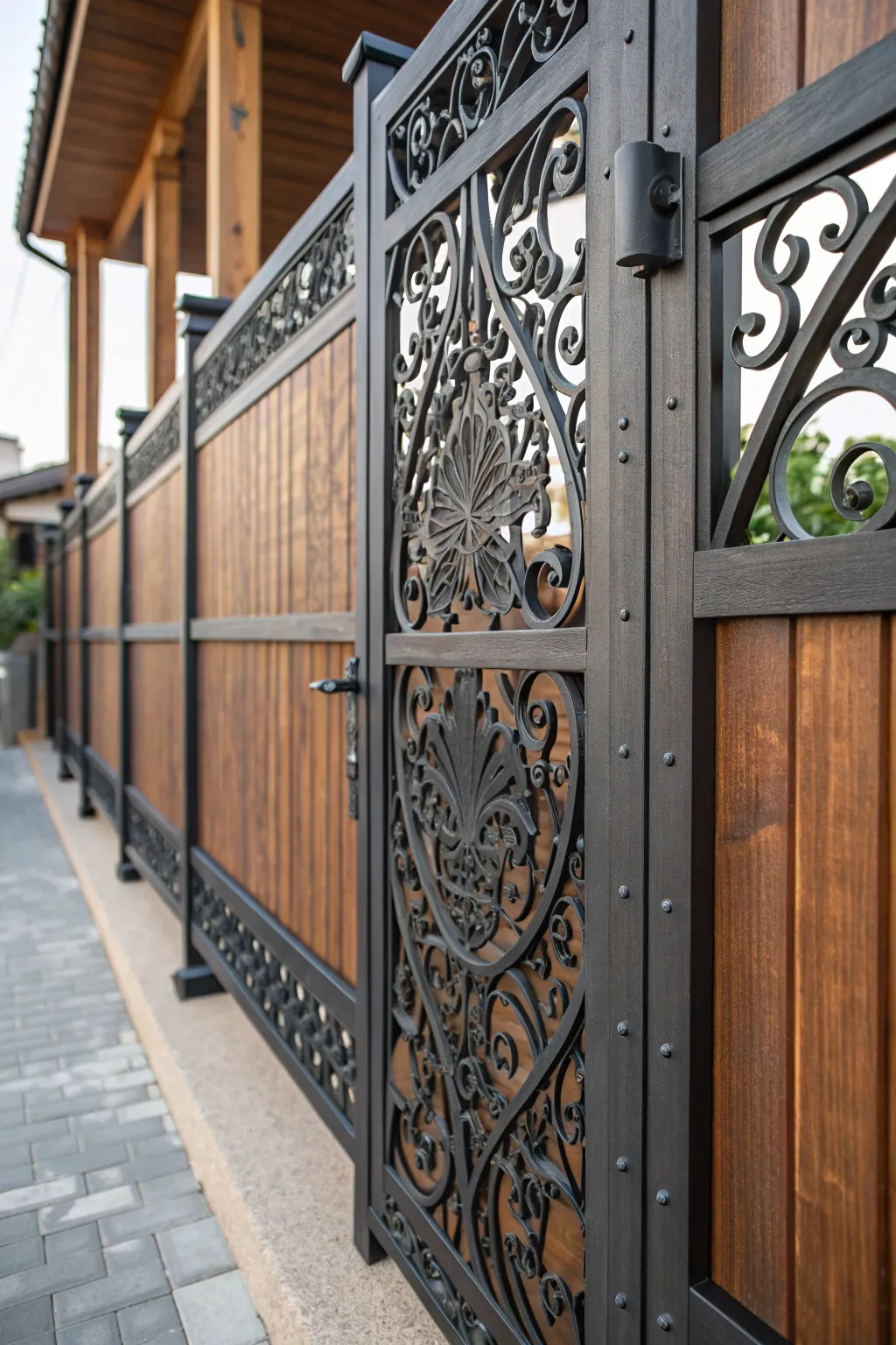Elevate your entrance with a gate that reflects your unique style through exquisite craftsmanship.