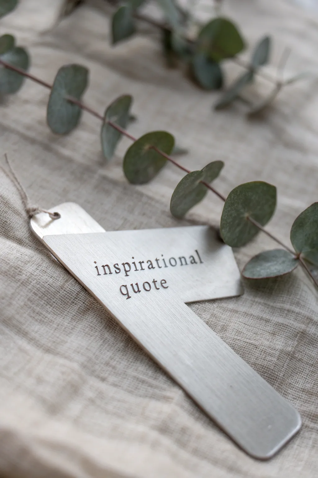 Mark your place in style with a handcrafted, personalized metal bookmark.