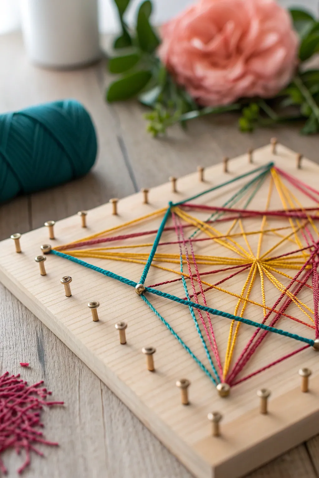Crafting magic with colorful threads: Discover the art of string design!