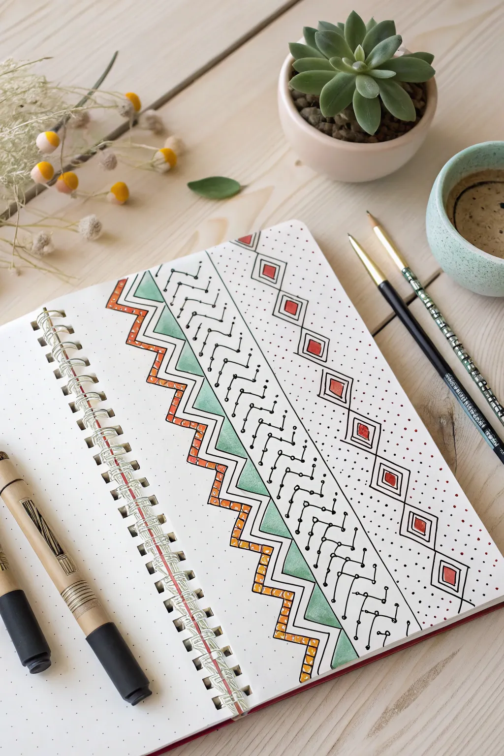 Dive into the art of playful patterns with this minimalist doodle inspiration, perfect for adding a touch of creativity to your everyday life.