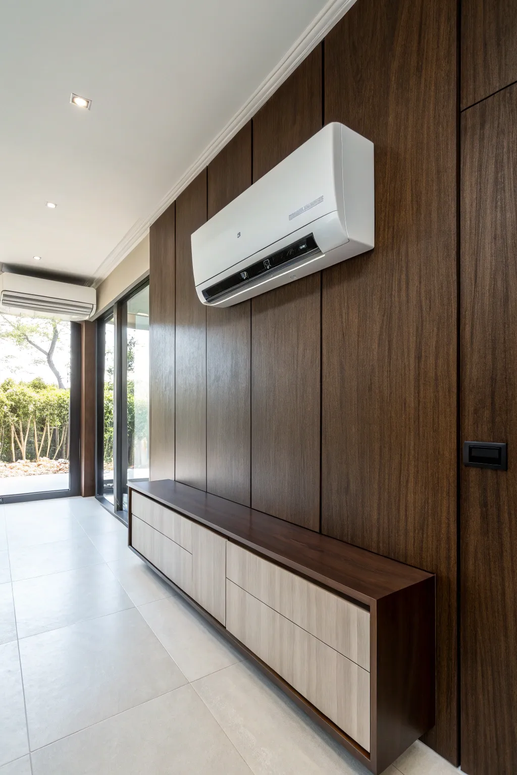 Elevate your space with a recessed mini split installation: where elegance meets innovation.