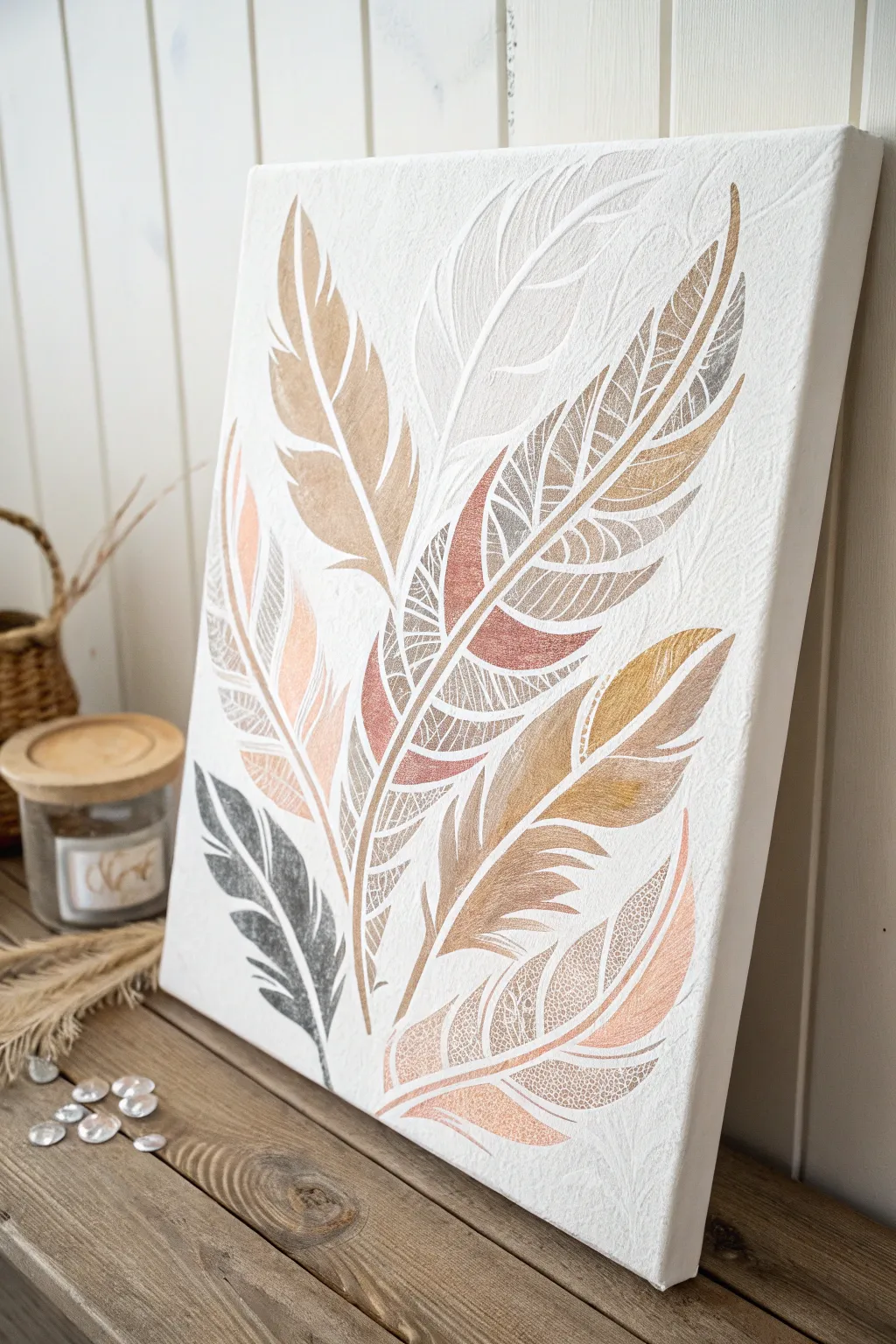 Embrace the elegance of negative space in minimalist art.