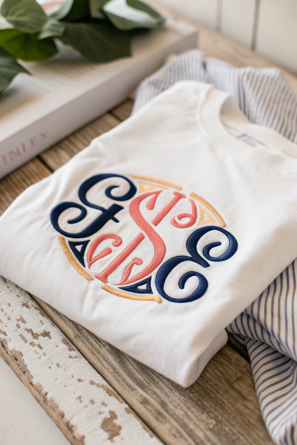 Add depth and color to your wardrobe with stunning layered vinyl monograms. Perfect for those who cherish simplicity and craftsmanship.