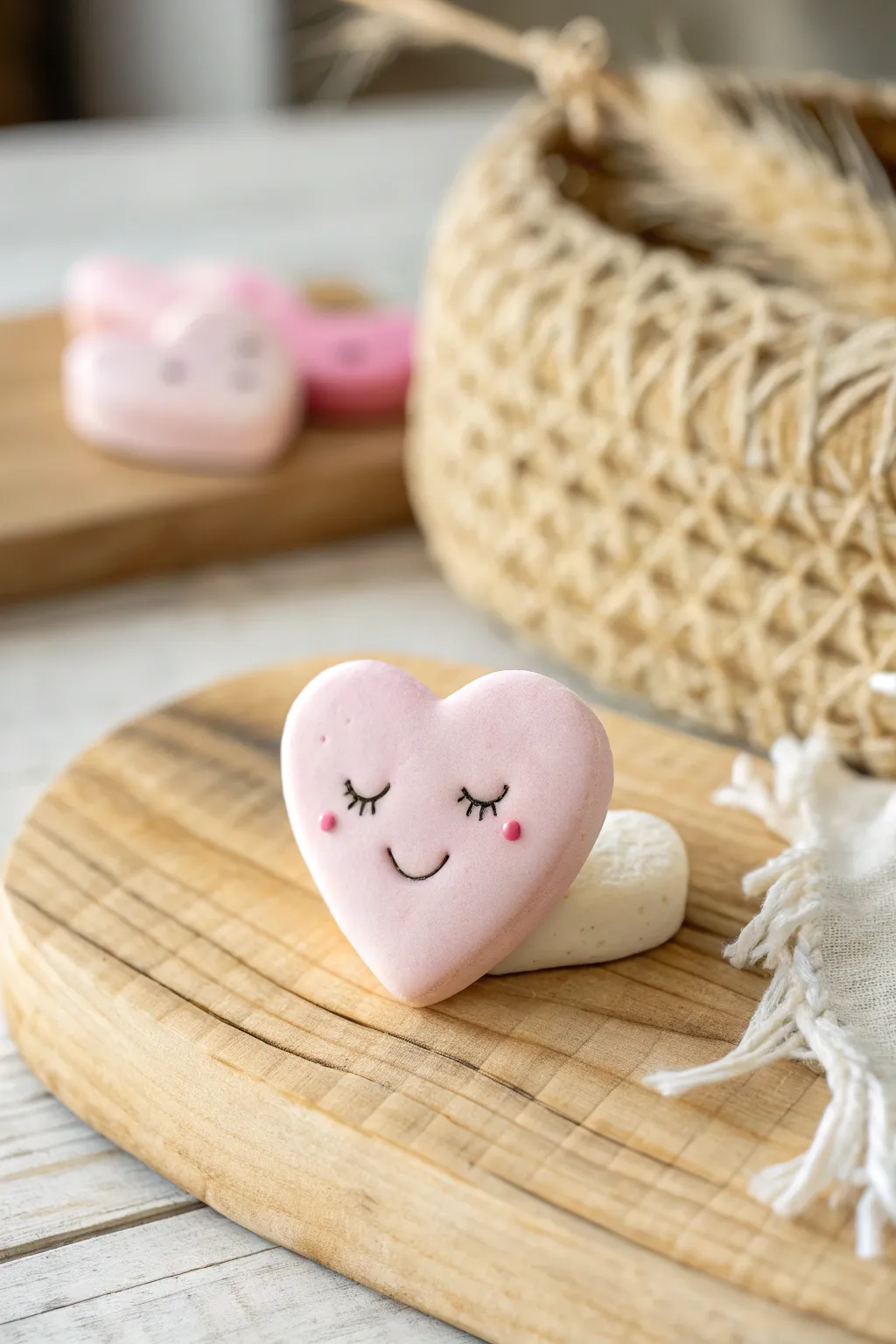 Craft a Heartfelt Memory: Playdough Heart Faces for Mother's Day Keepsakes.