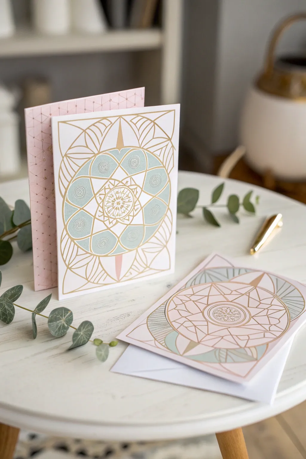 Celebrate Mother's Day with a touch of modern elegance. Embrace chic minimalism with this geometric pattern card that exudes beauty and simplicity.