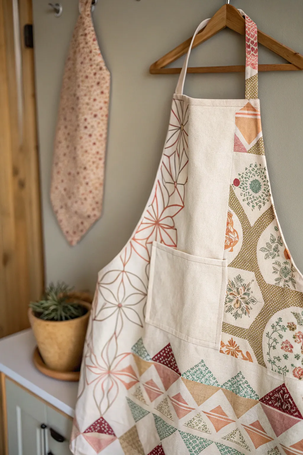 Add a touch of personalized elegance to her kitchen with a reversible apron that speaks to her style.
