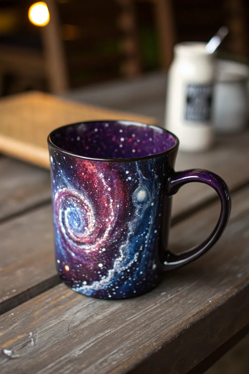 Sip the universe: A handcrafted masterpiece with a cosmic touch.