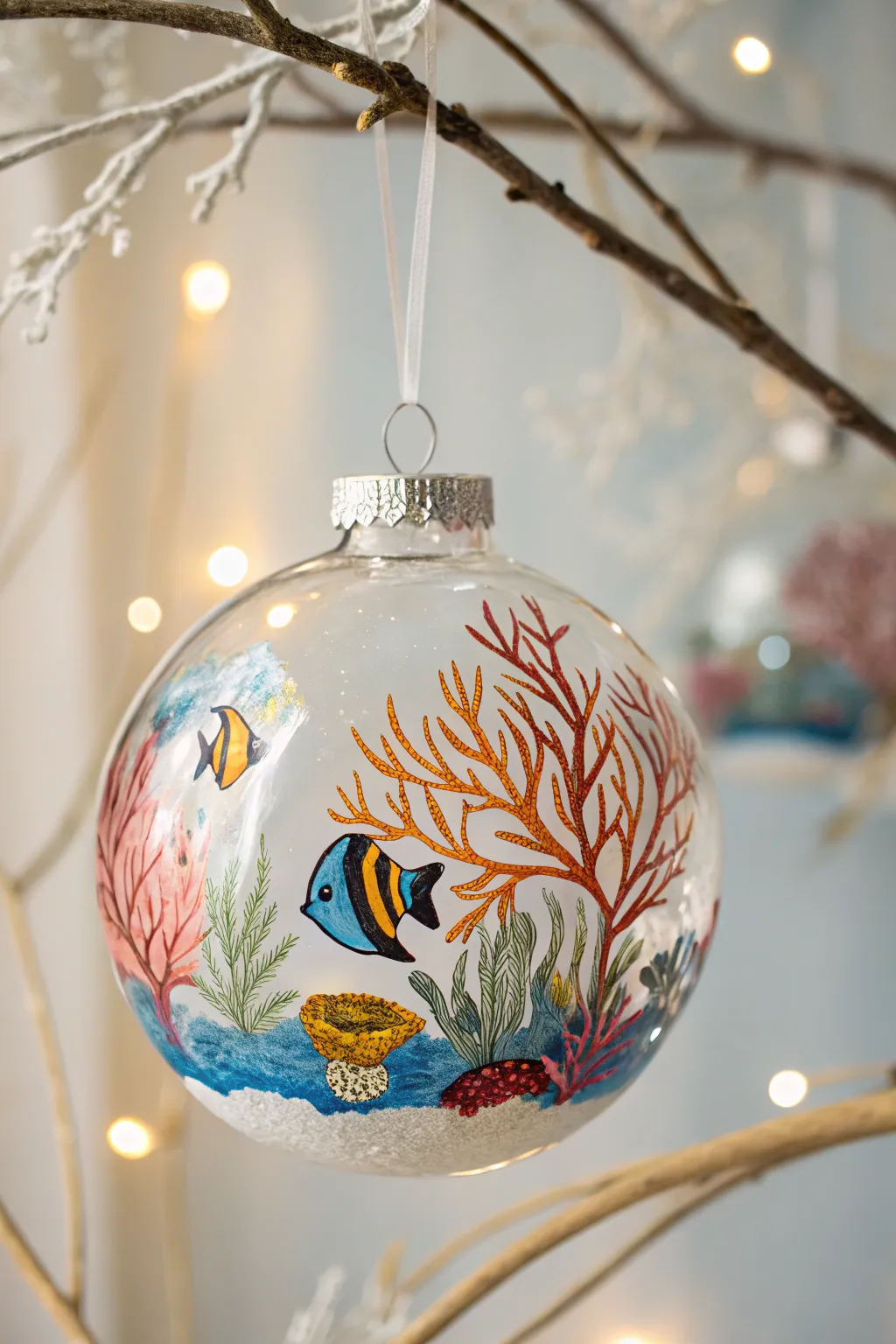 Transform your holiday decor with a splash of oceanic elegance. Dive into the artistry of underwater themes.