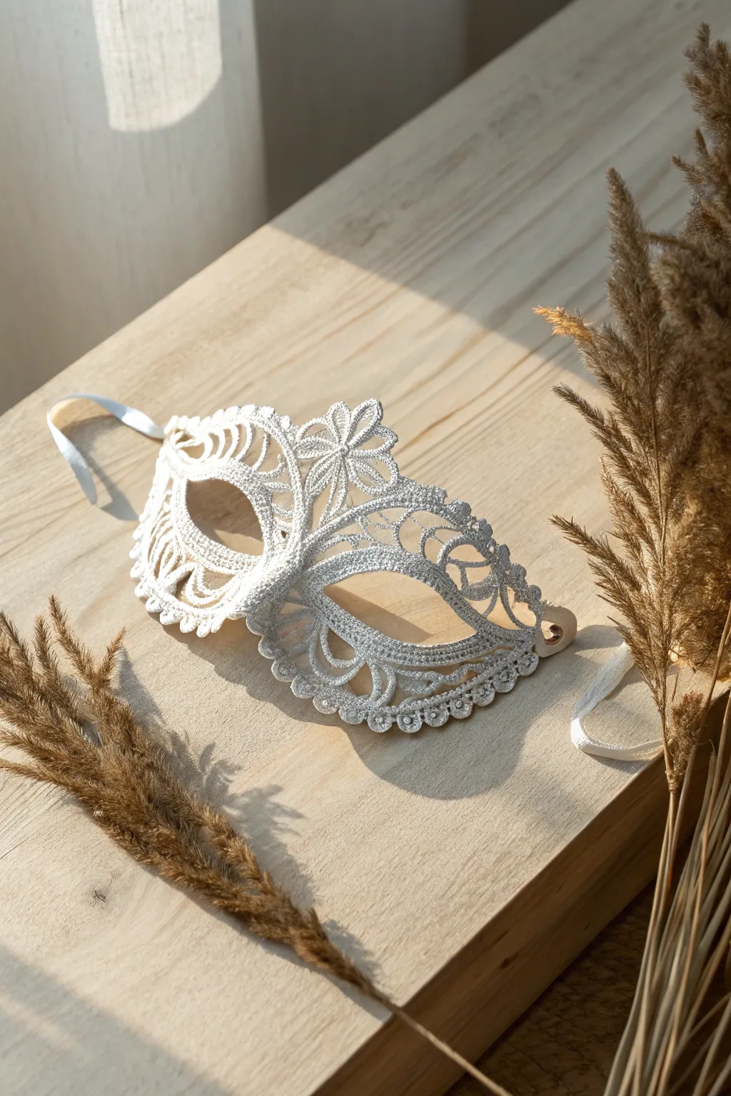 Whimsical Elegance: Crafting Joy with Doily Masks