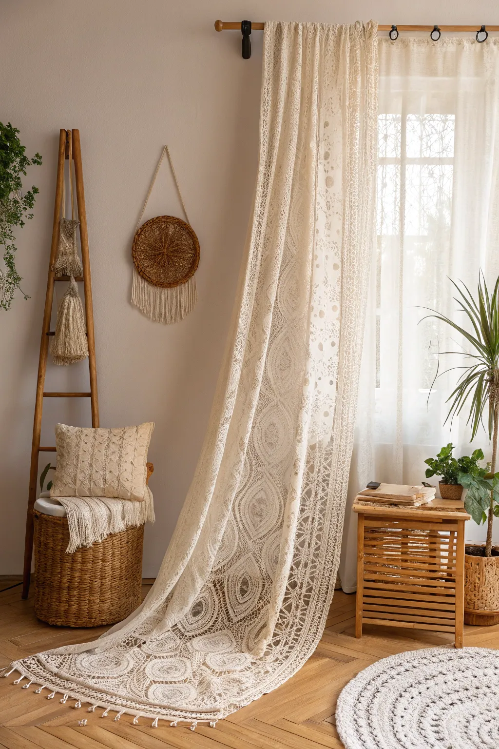 Transform any space with the timeless elegance of vintage lace.