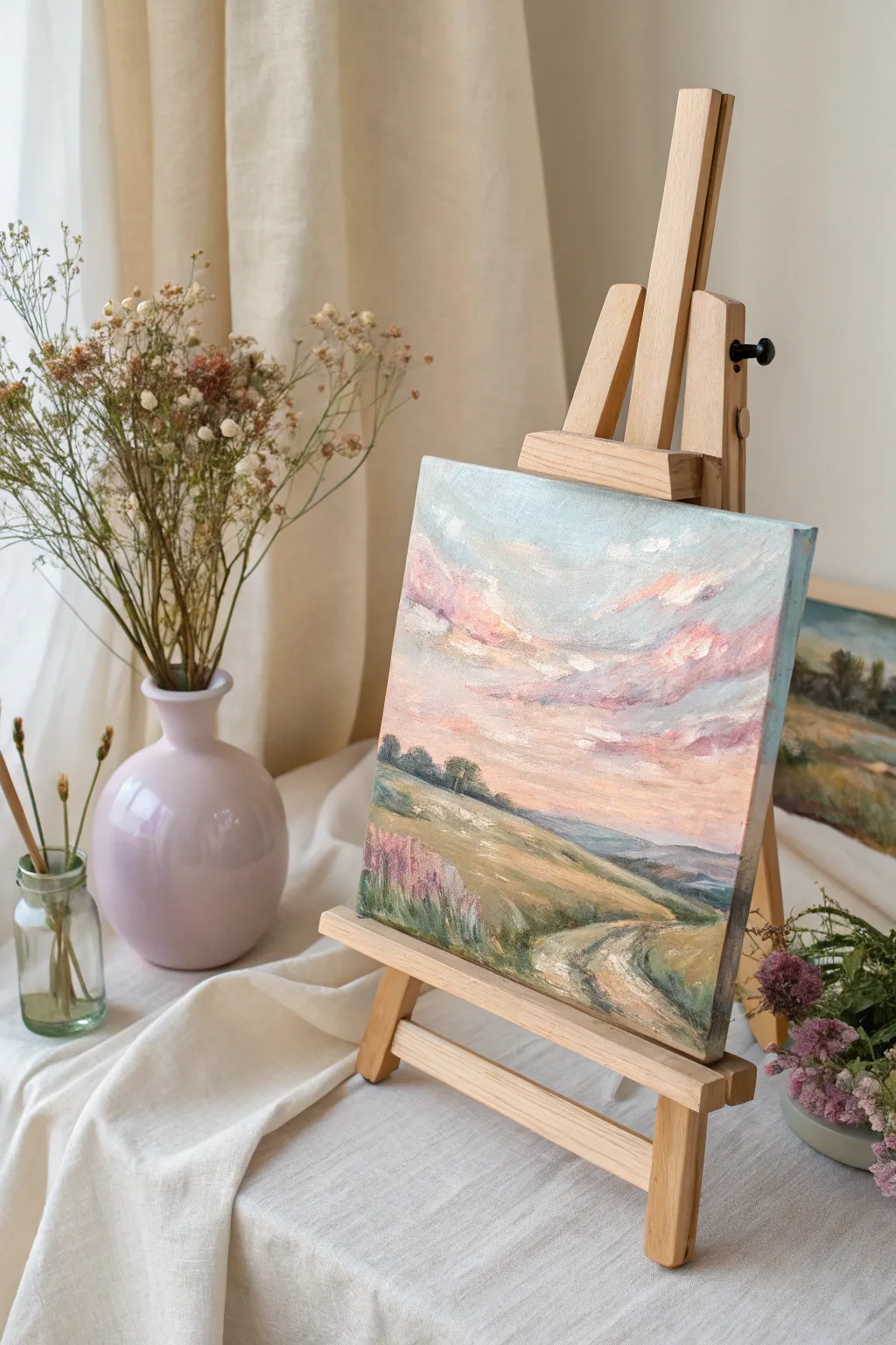 Capture the essence of nature with the gentle artistry of pastel landscapes. Embrace simplicity and natural beauty.