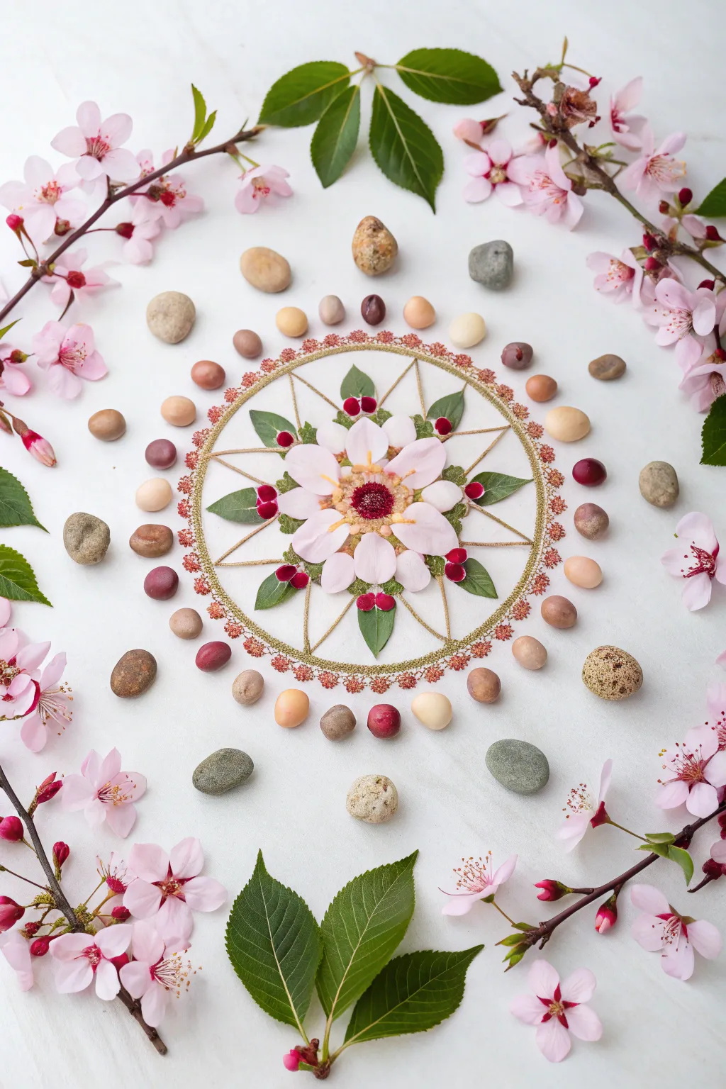 Embrace the beauty of the season with a handcrafted mandala that celebrates nature's changing palette.