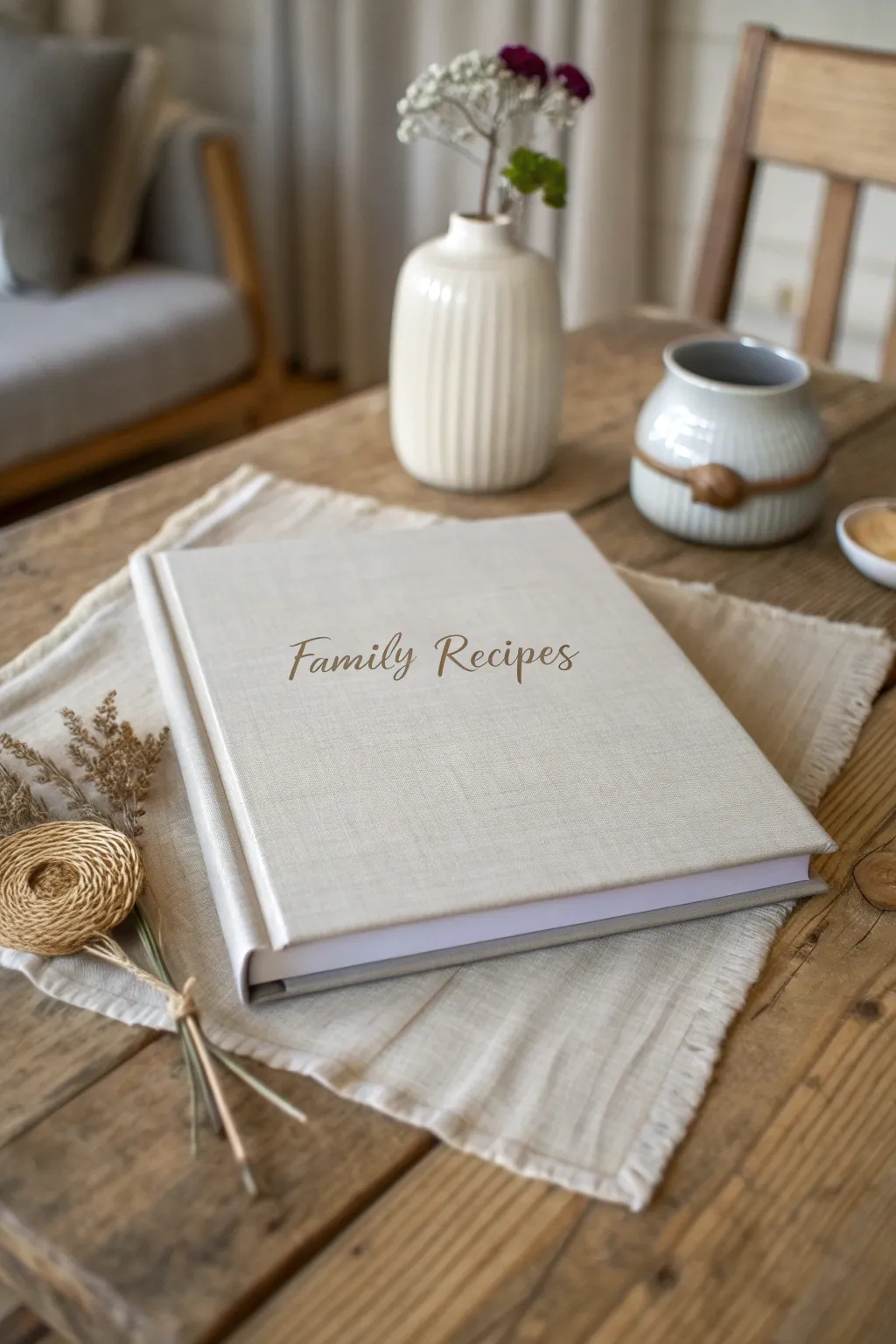 Preserve cherished memories with a personalized recipe book, a timeless gift crafted with love.
