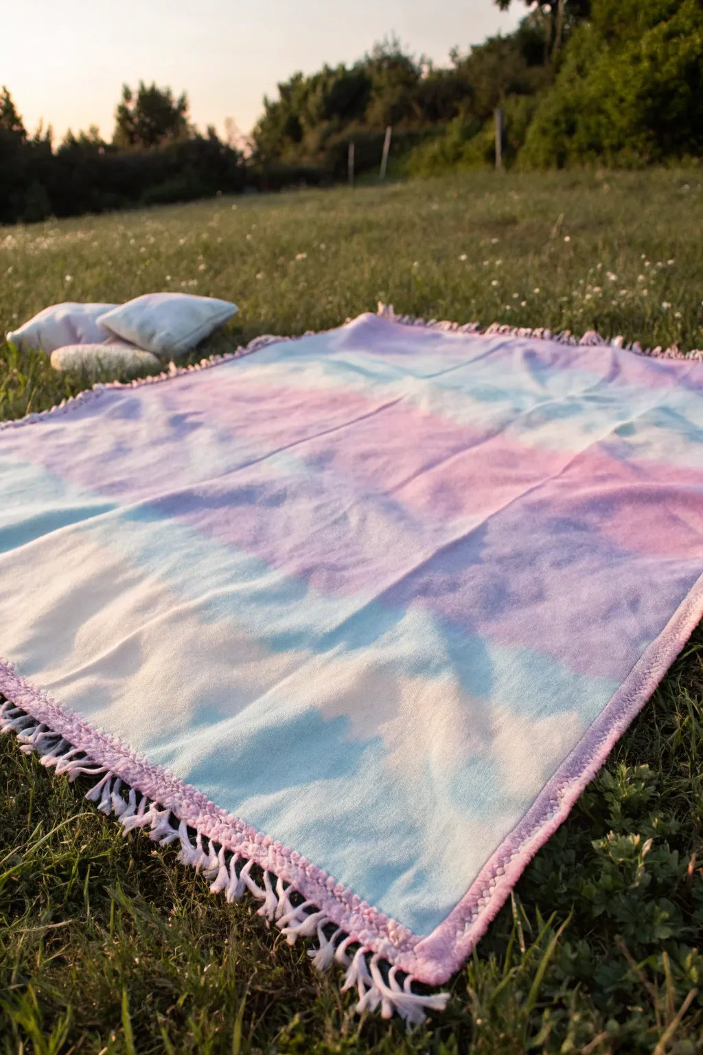 Transform your picnic with this pastel watercolor wonder! Perfect for a dreamy outdoor escape.