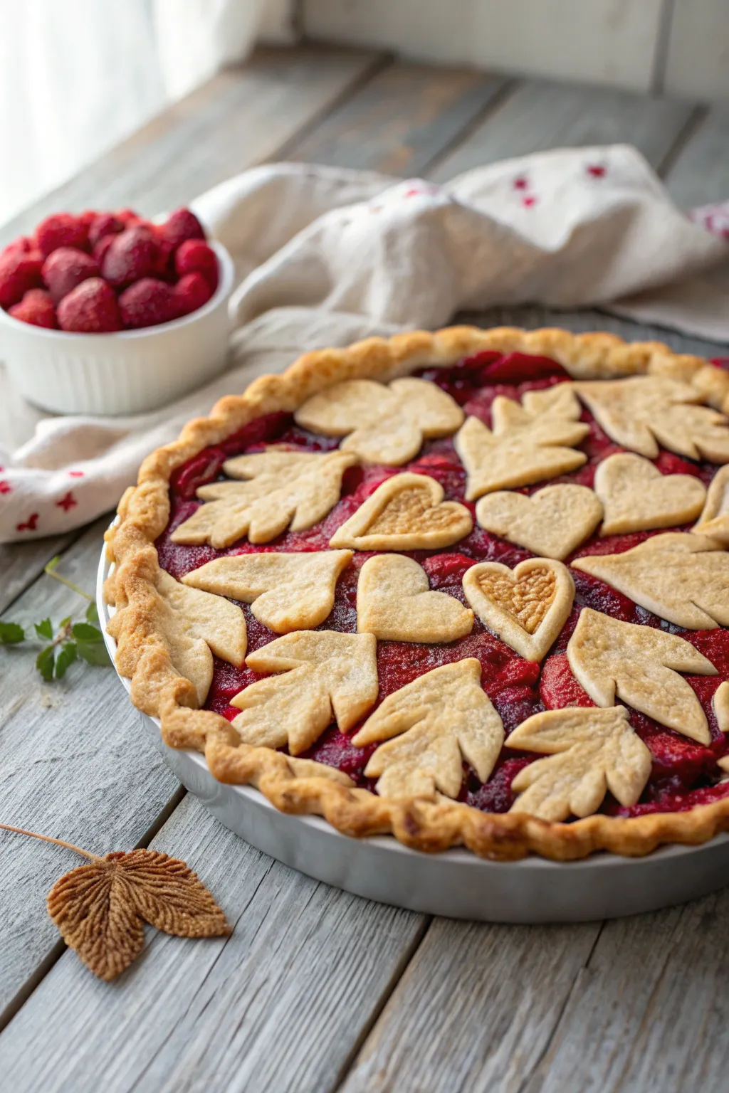 Craft your own delicious masterpiece with this charming patchwork pie design!
