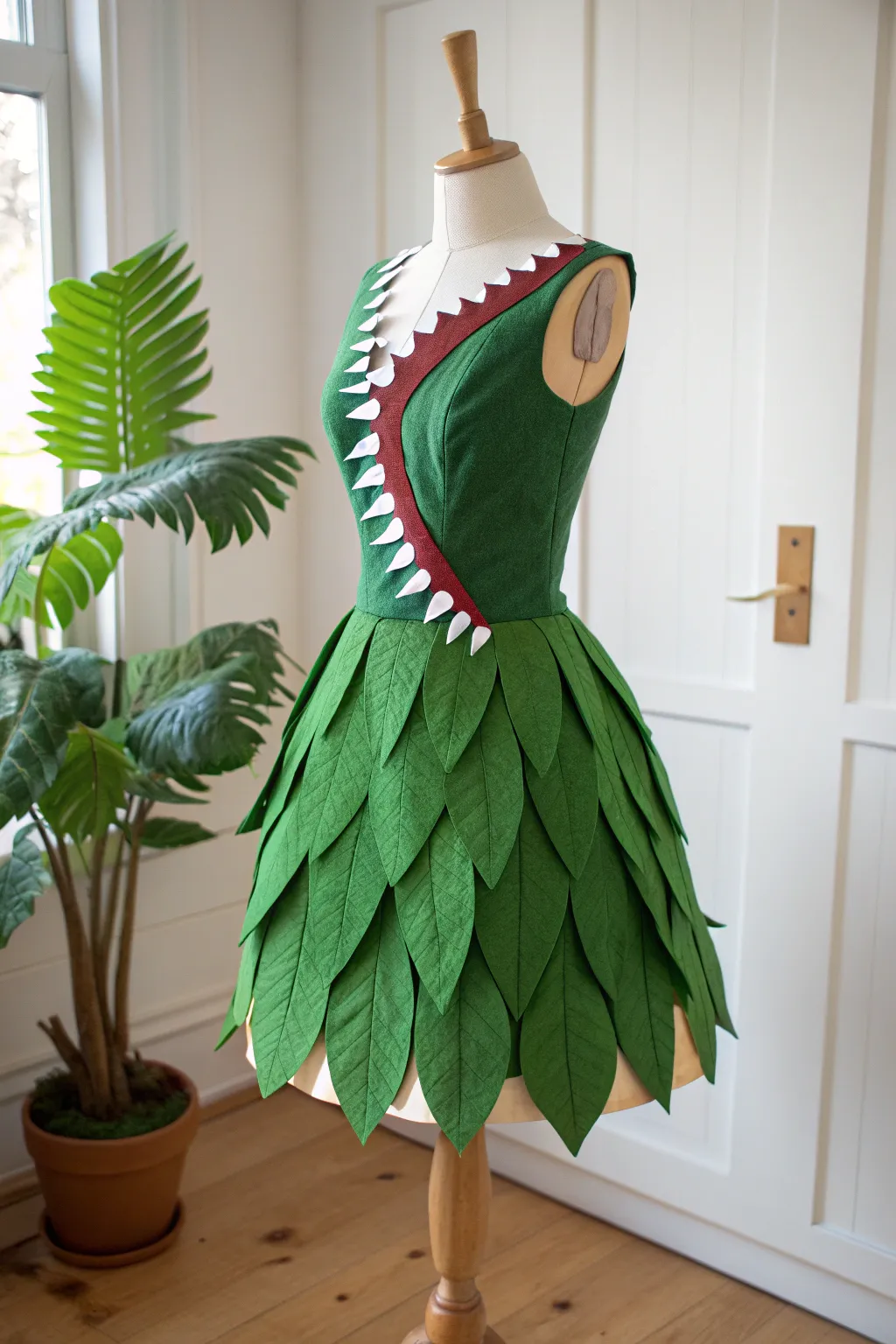 Embrace your quirky side with a chic Venus Flytrap costume—nature-inspired elegance with a playful twist!