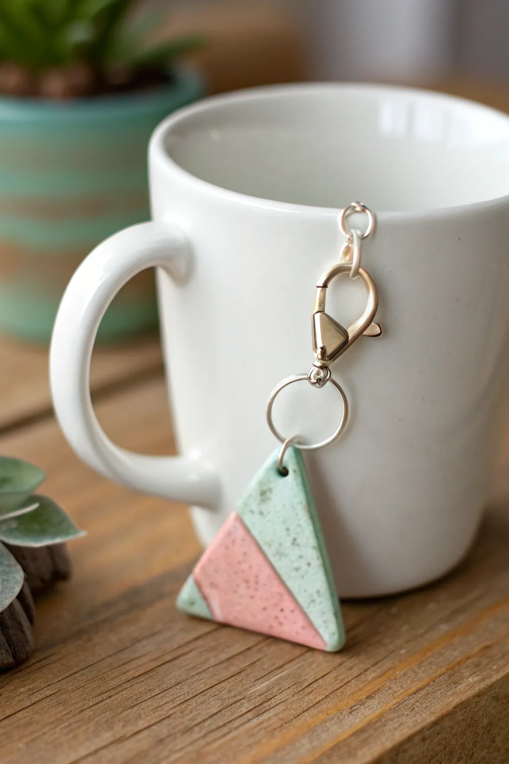 Elevate your mug's style with this chic geometric charm. Perfectly minimalist, perfectly you.