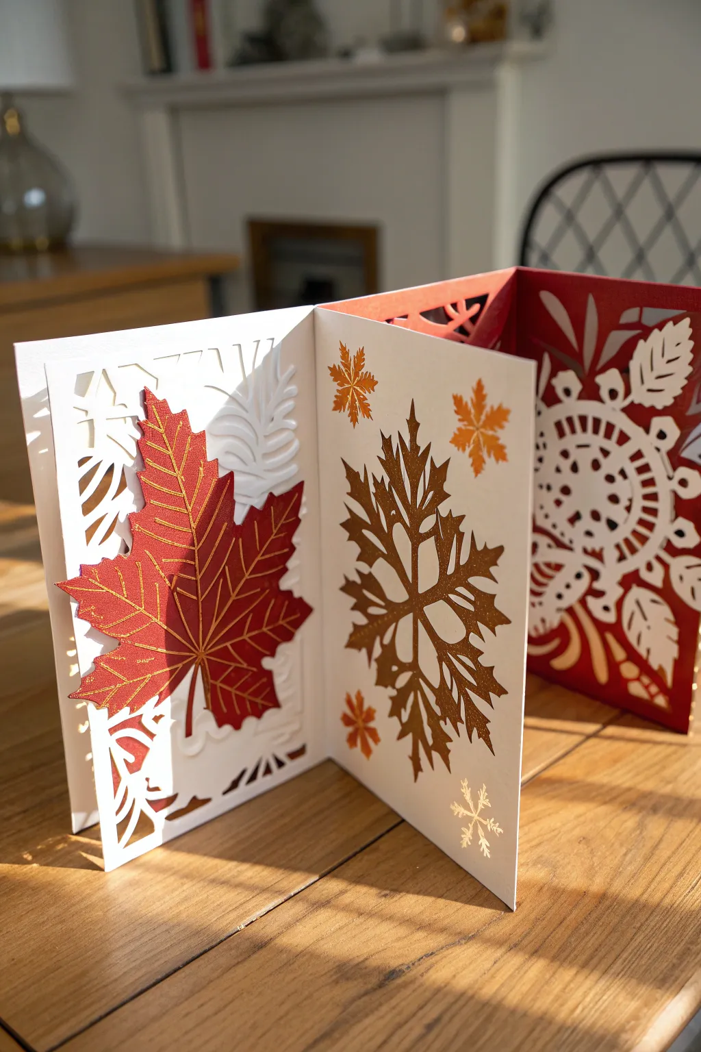 Celebrate the beauty of the seasons with handcrafted pop-up art that doubles as stunning decor.