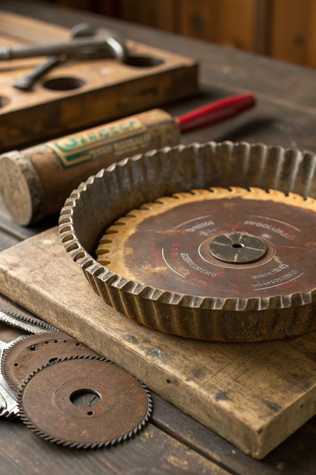 Transform your workspace with this ingenious pie plate organizer—where craftsmanship meets creativity.