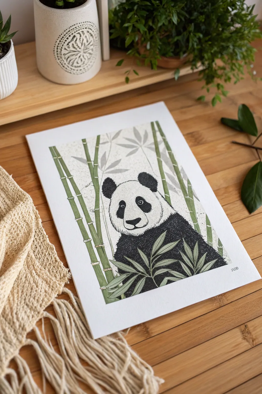 Embrace simplicity and charm with playful panda prints, where Scandinavian elegance meets Boho flair.
