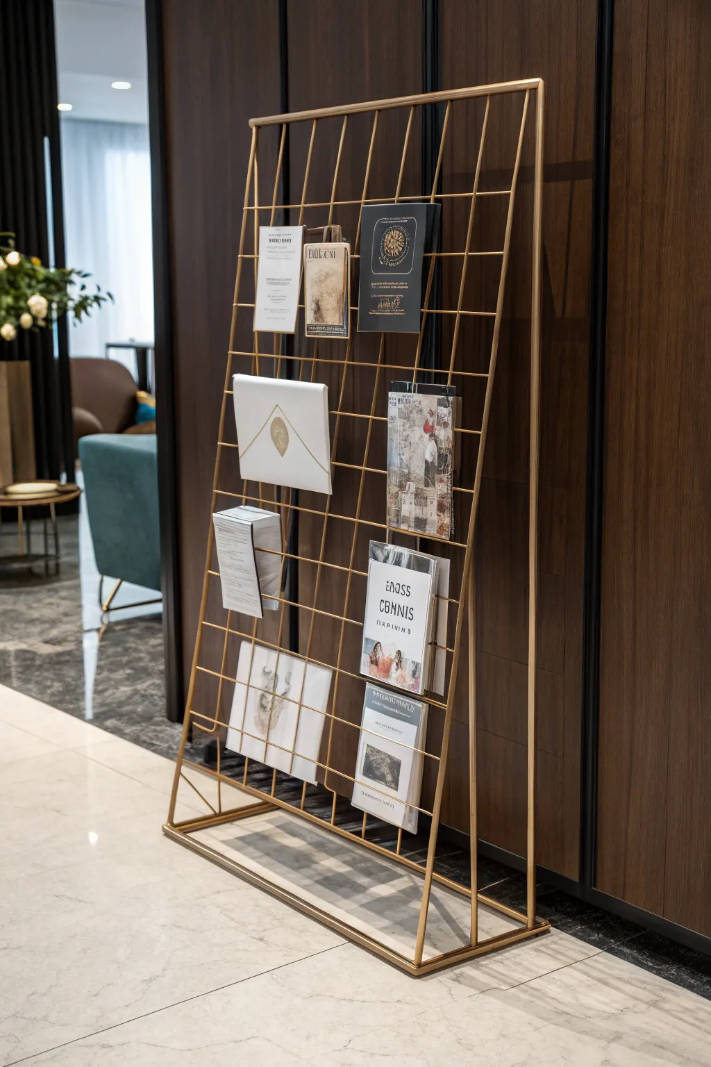 Elevate your space with the elegance of minimalist wire grids, where form meets function.