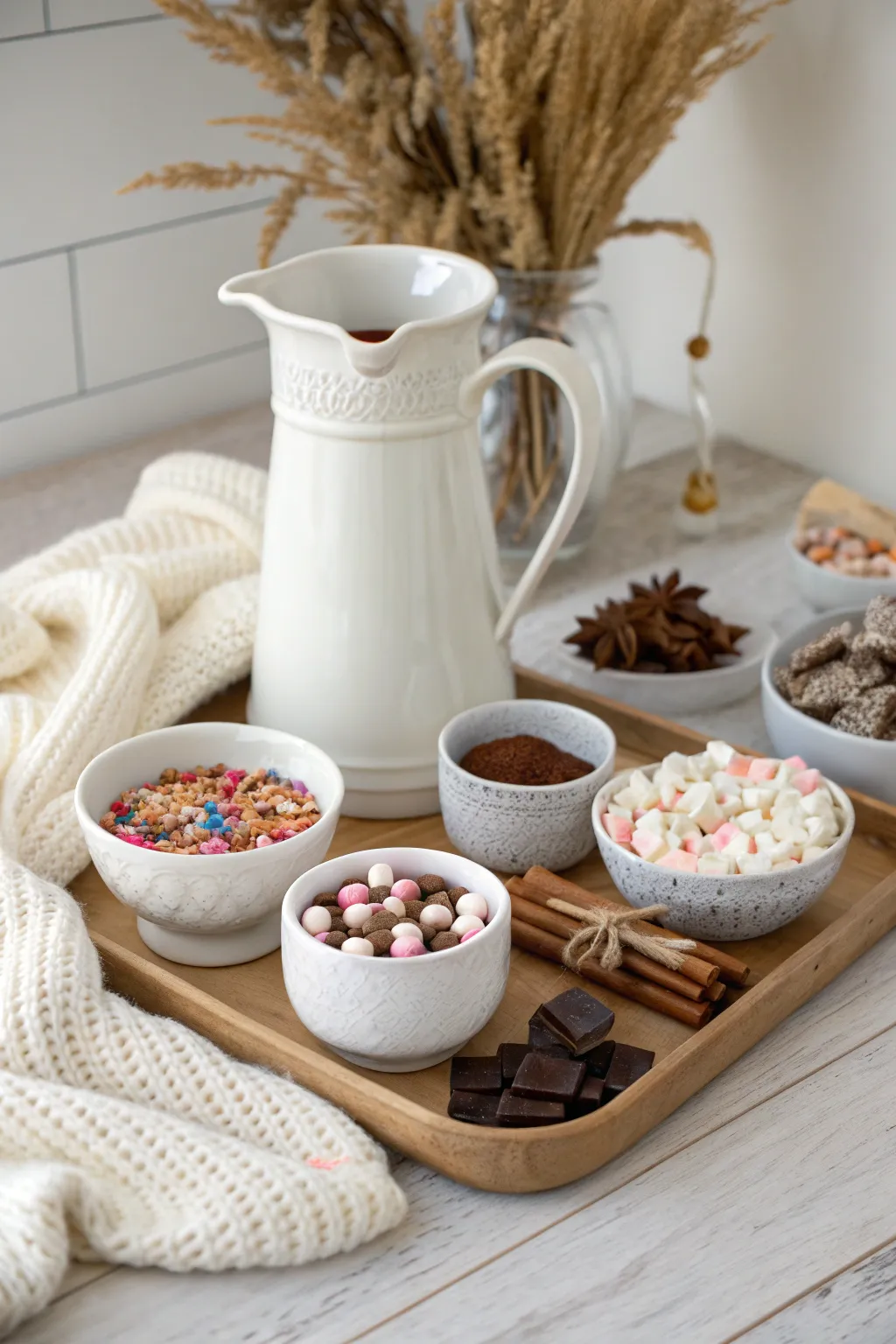 Cozy up with a touch of elegance: Create your perfect hot cocoa moment.