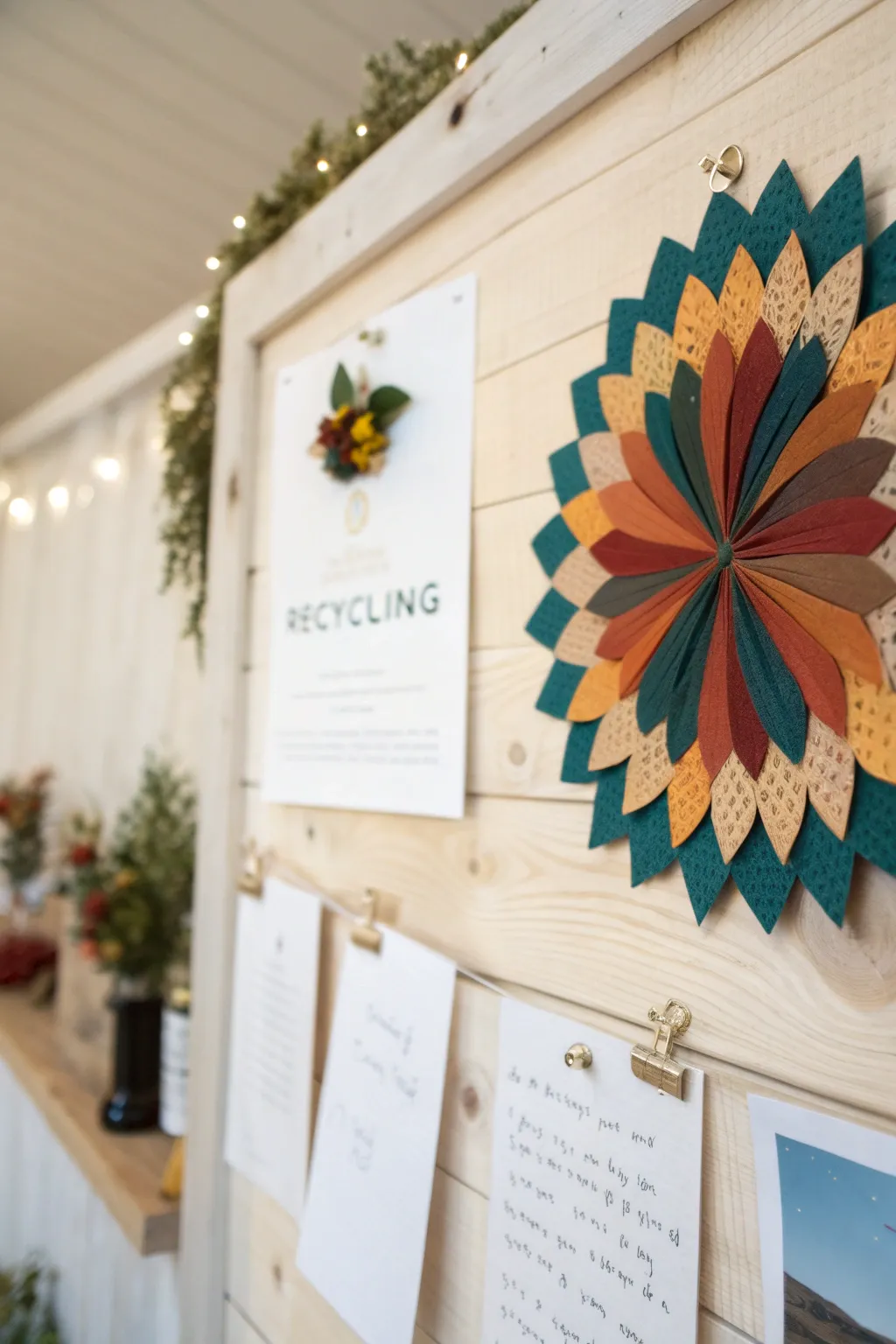 Discover the beauty of recycling: where simplicity meets impactful artistry.