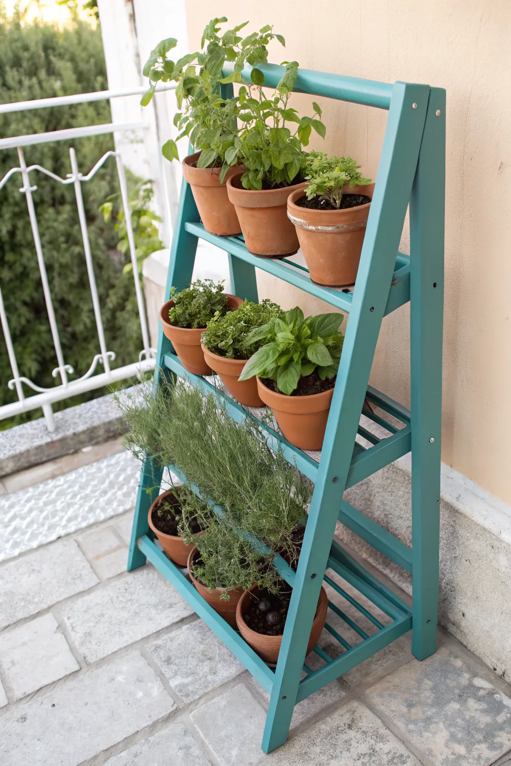 Turn an old crib into a stunning herb garden stand and bring fresh flavors to your kitchen effortlessly!