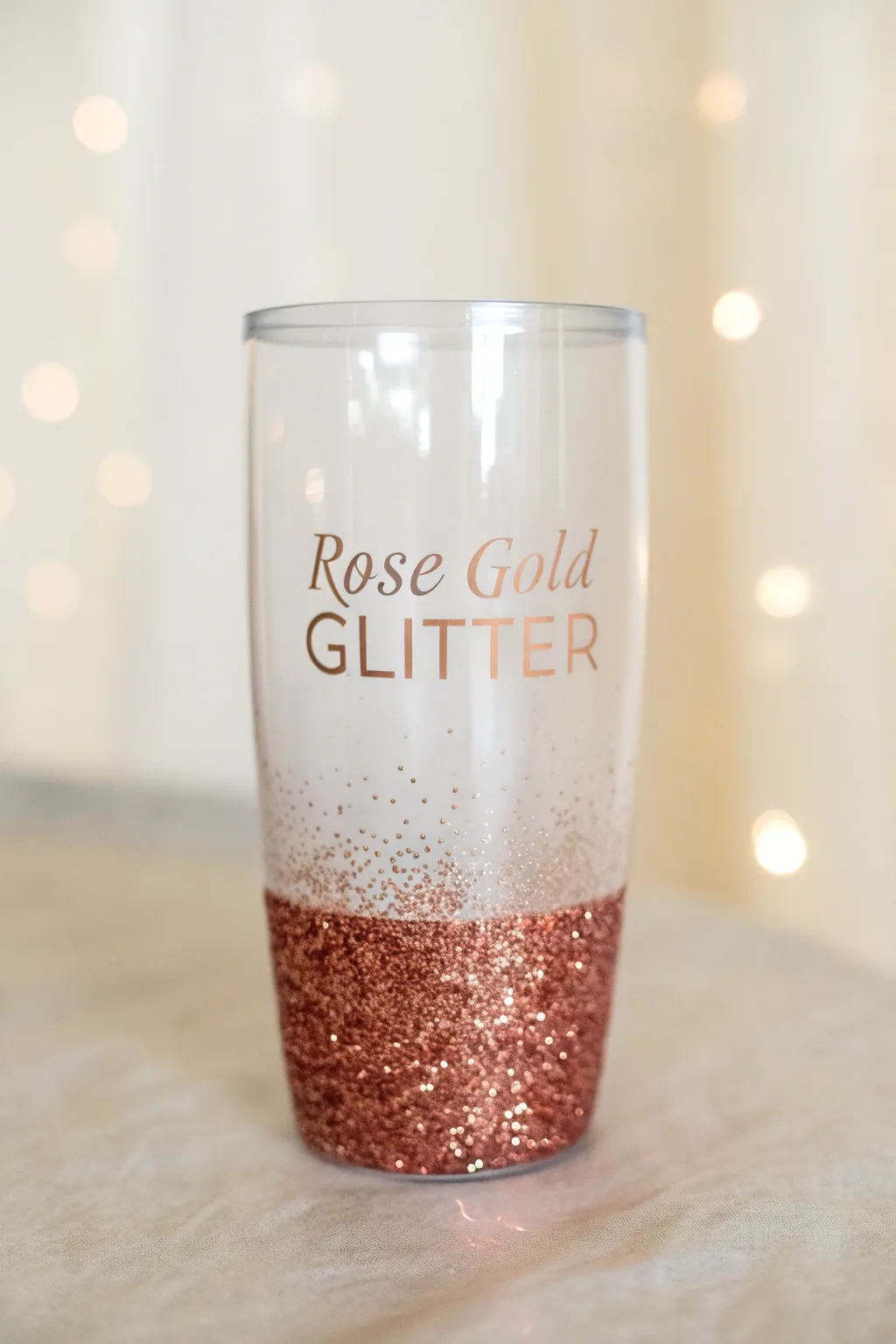 Sip inspiration daily with your favorite quote in rose gold elegance. ✨ #MinimalistChic #BohoVibes