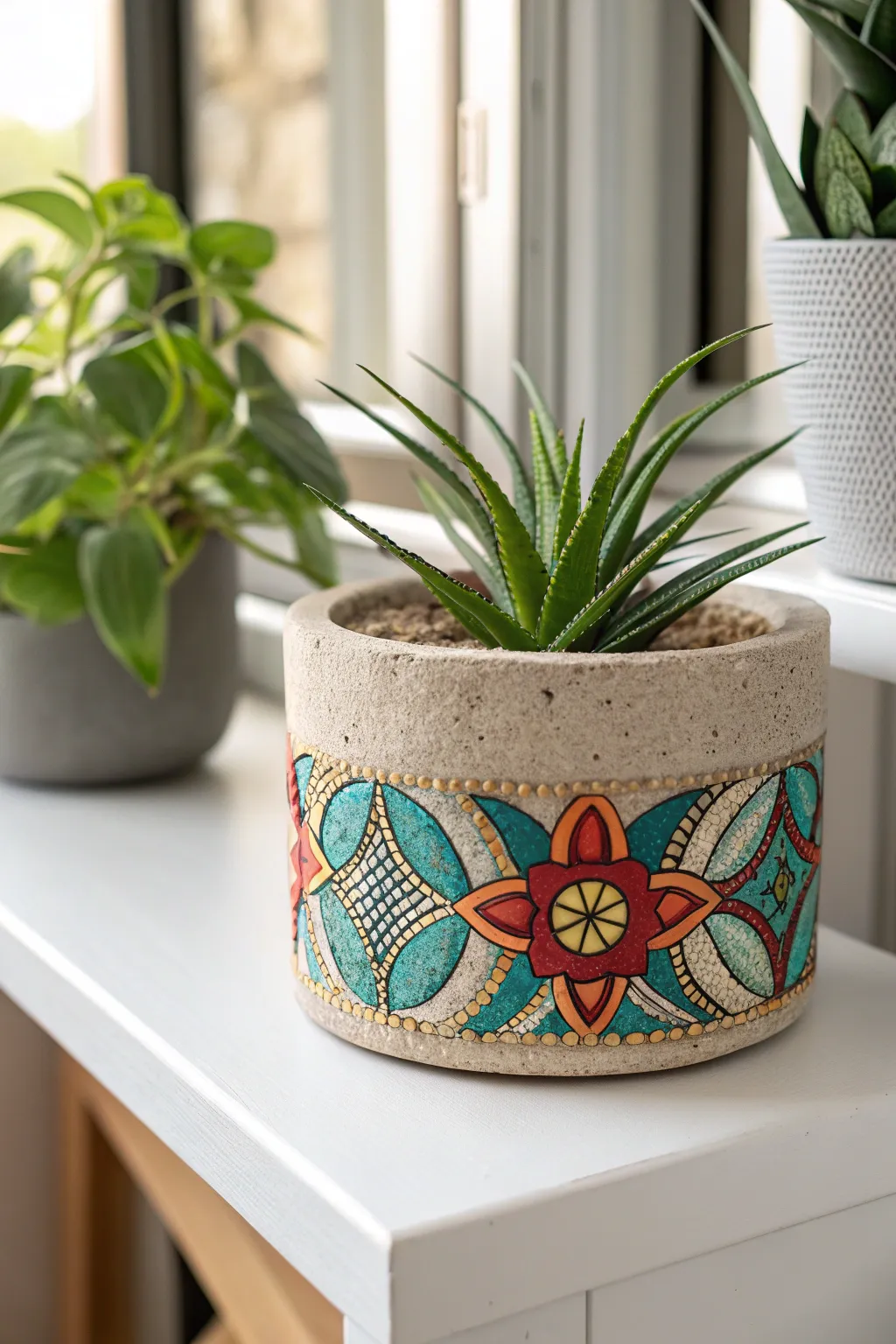 Elevate your indoor garden with a touch of artistic elegance: DIY Sand Art Planters.
