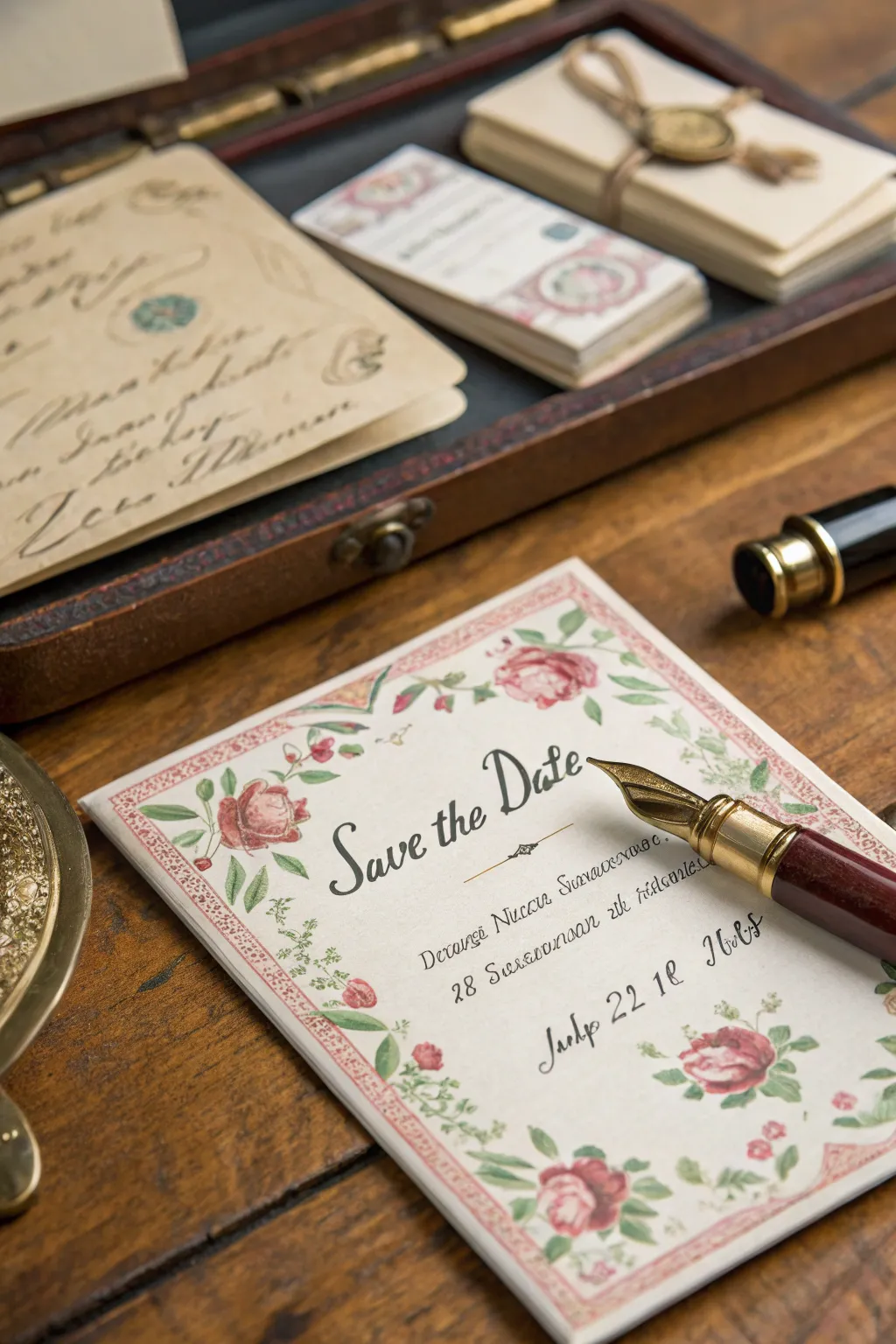 Vintage designs bring a nostalgic and timeless feel to your announcement.