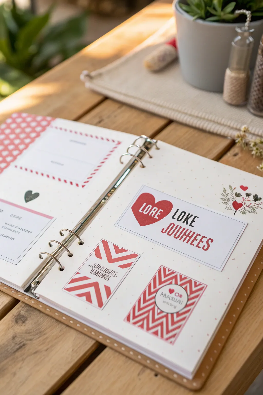 Add a personal touch with custom stickers that speak to your shared story.