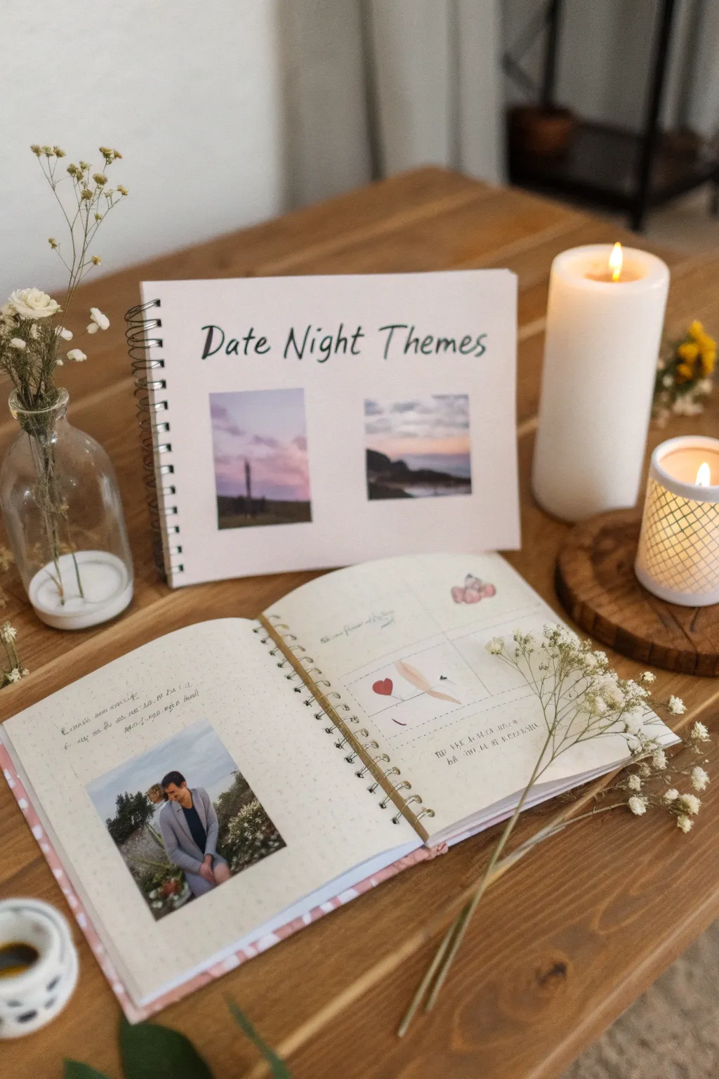 Capture your cherished date nights with a touch of minimalist elegance and boho charm.