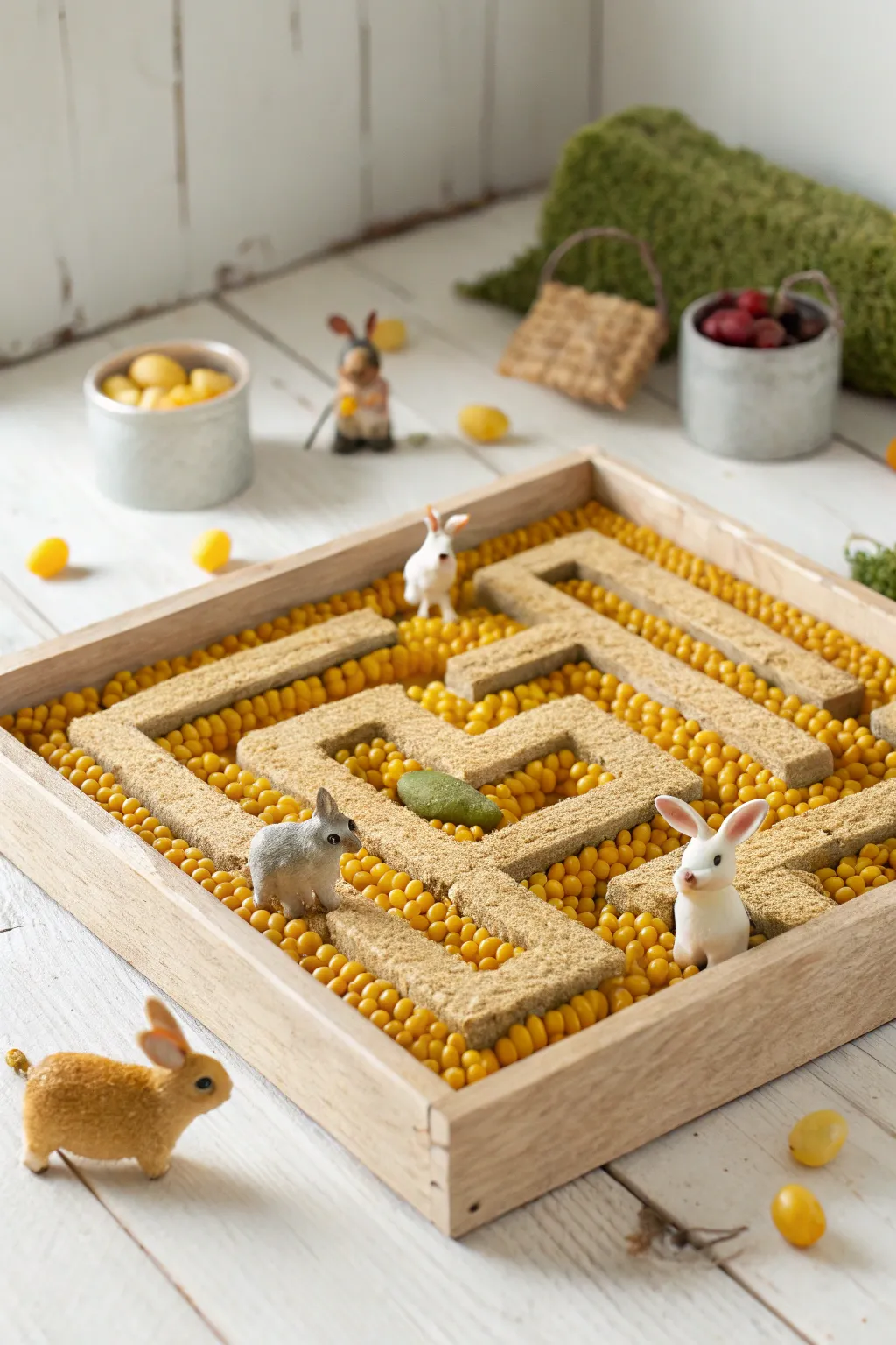 Bring the charm of the cornfield home with this enchanting mini corn maze—perfect for a playful autumn touch!