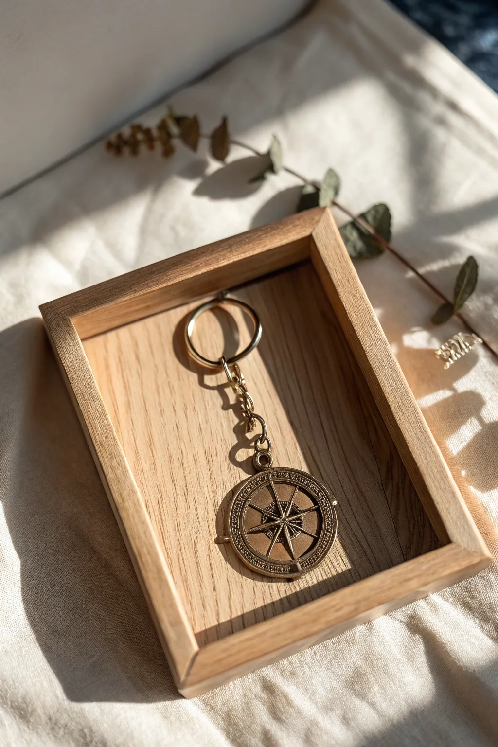 Capture a shared journey with a single keychain. Simplicity meets sentiment in this beautifully crafted shadow box.