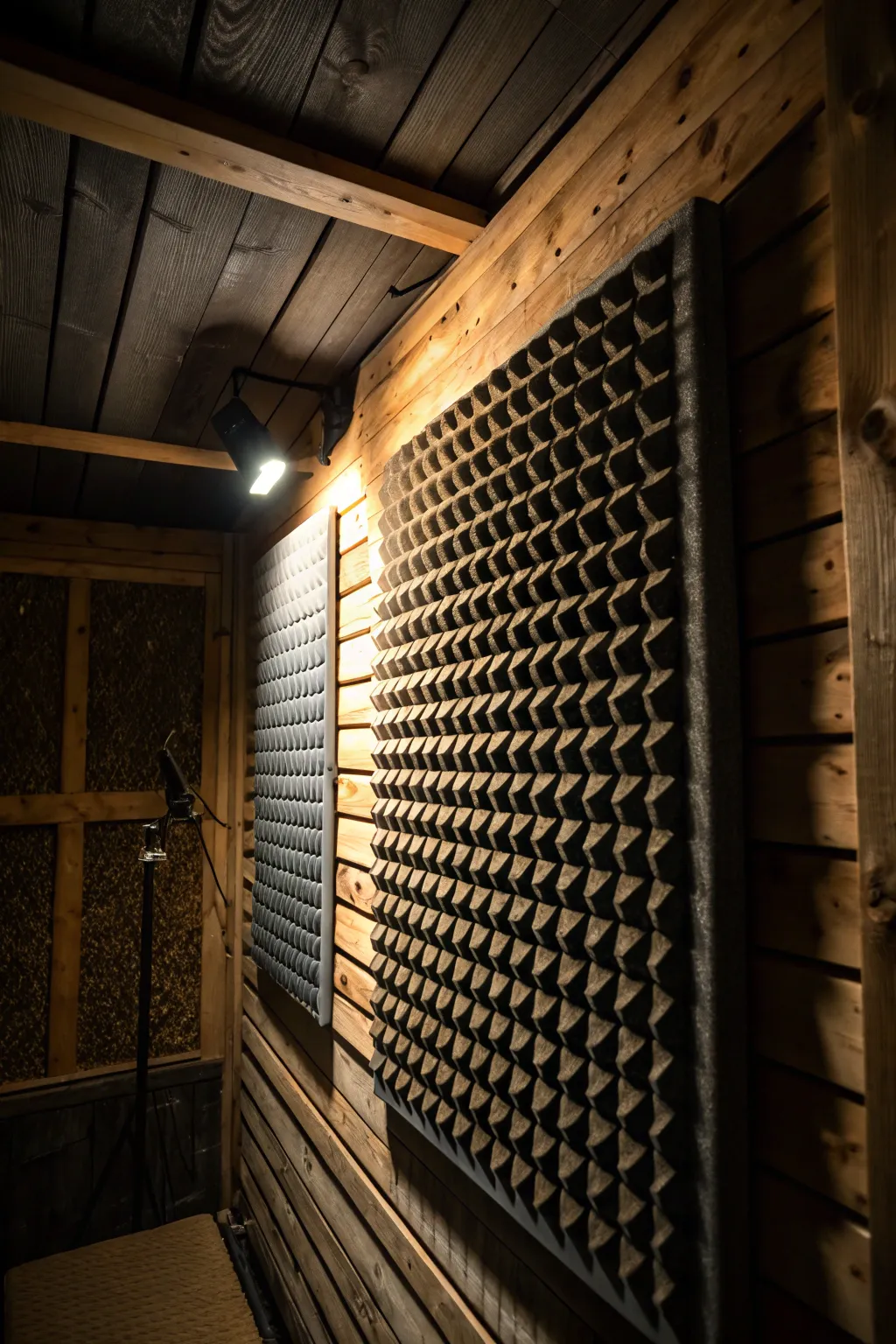 Craft Your Peace: Transform your shed into a tranquil retreat with expertly crafted soundproofing panels.