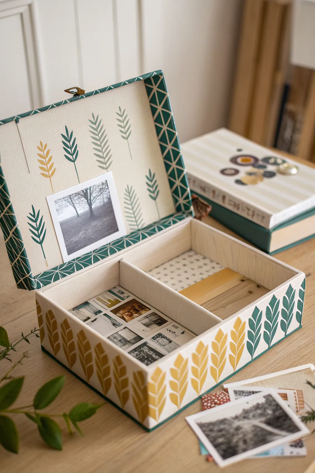 Transform memories into art with a handcrafted photo album box. Perfect for preserving cherished moments in minimalist style.