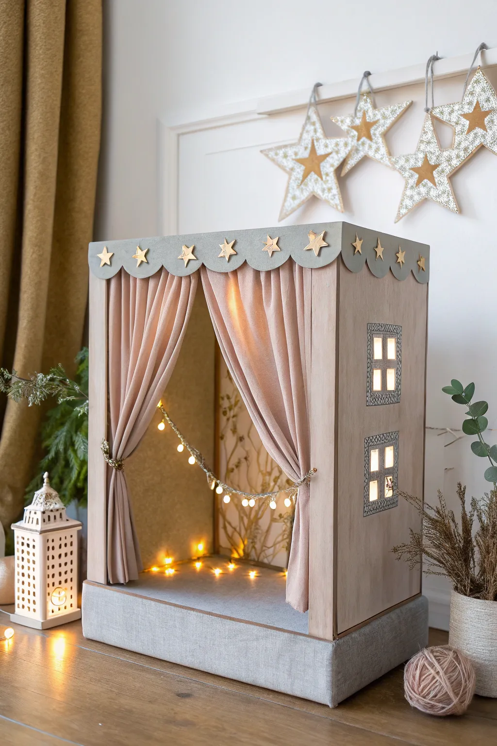 Illuminate your imagination with this enchanting DIY light-up theatre.