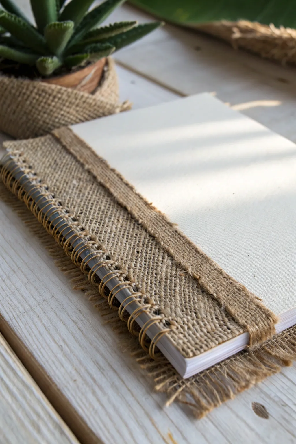 Discover the beauty in contrasts with a minimalist sketchbook cover that marries smooth elegance with rustic texture.