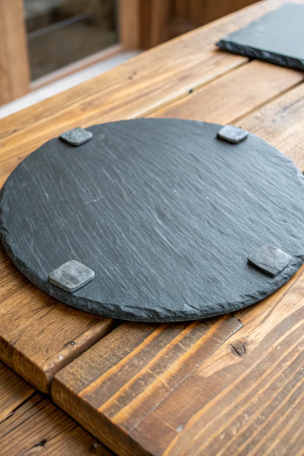 Elevate your kitchen style with handcrafted slate trivets that blend functionality with timeless elegance.